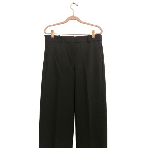 NWT J. Crew Wide-Leg Trouser In Four-Season Stretch Black 10 - Picture 5 of 12